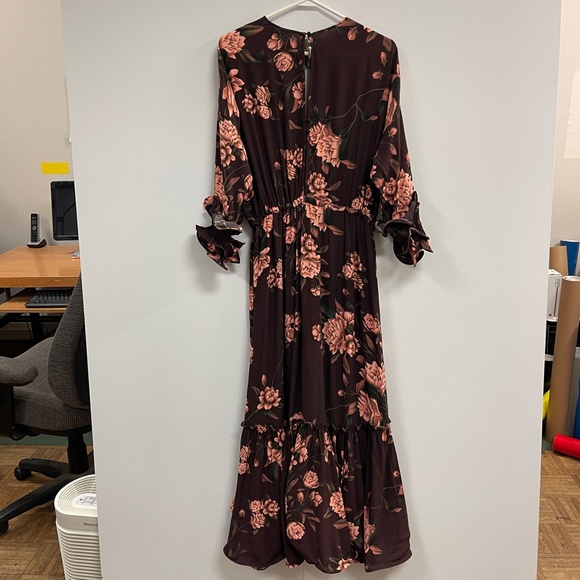 NWT Johanna Ortiz H&M‎ Collaboration Red Carpet floral Dress Sz Small - Picture 11 of 16